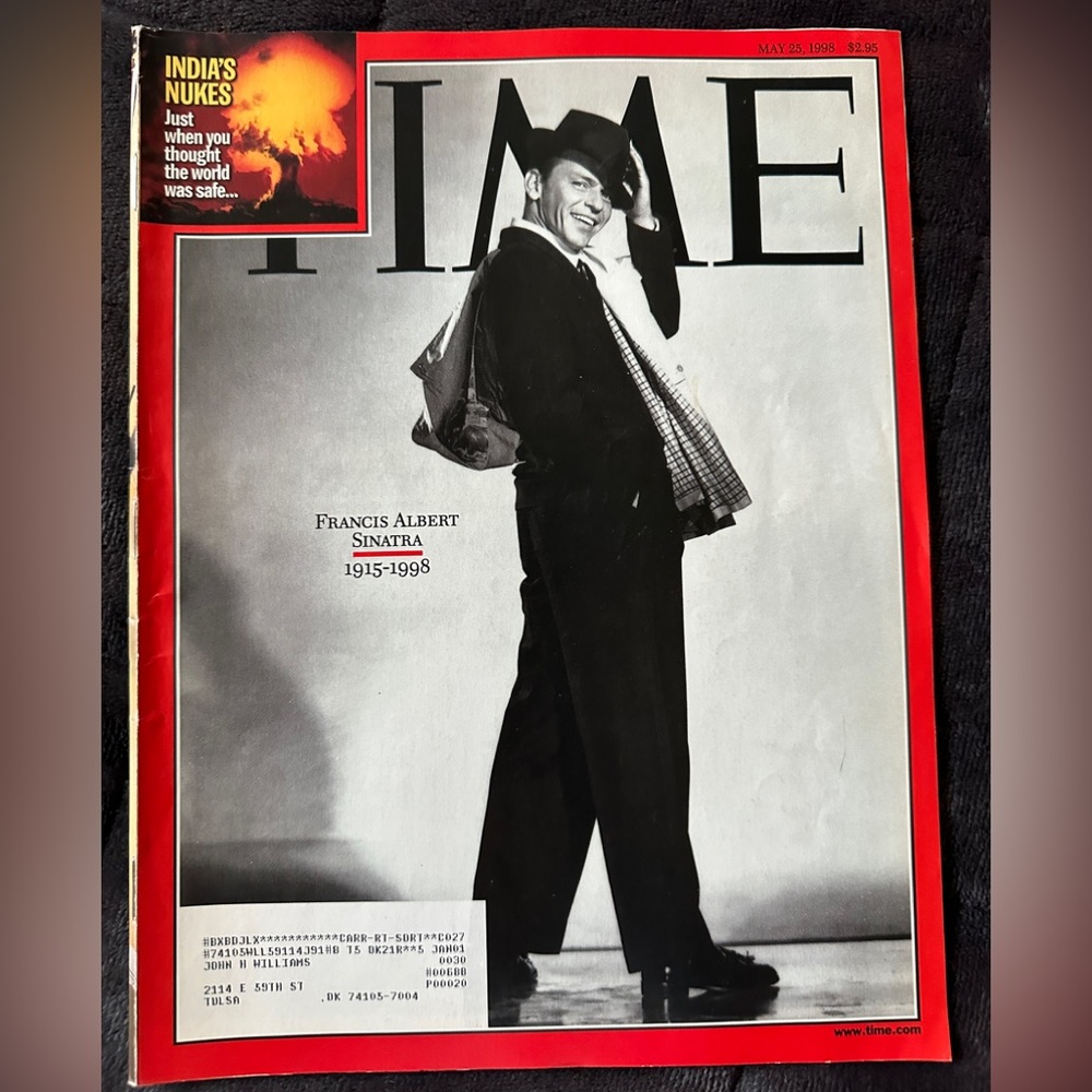 Time Magazine: A farewell to Frank Sinatra 1915-1998